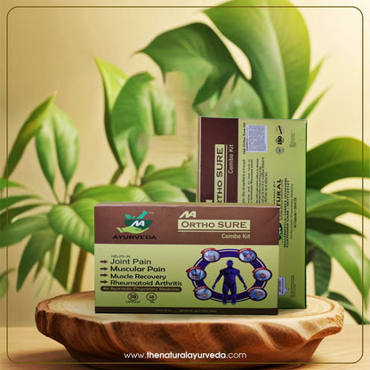 AA Ortho Sure Combo Kit – Ayurvedic Relief for Joint & Muscle Pain (30 Capsules + 50ml Oil) - Natural Ayurveda