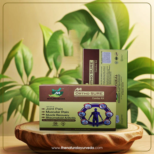 AA Ortho Sure Combo Kit – Ayurvedic Relief for Joint & Muscle Pain (30 Capsules + 50ml Oil) - Natural Ayurveda