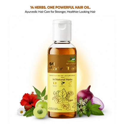 HAIR CARE OIL GOODNESSS OF AYURVEDA WITH 14 NATURAL HERBS - Natural Ayurveda