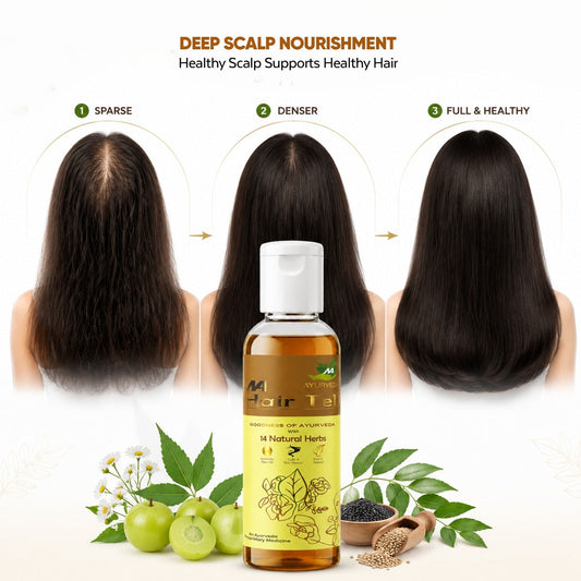 HAIR CARE OIL GOODNESSS OF AYURVEDA WITH 14 NATURAL HERBS - Natural Ayurveda
