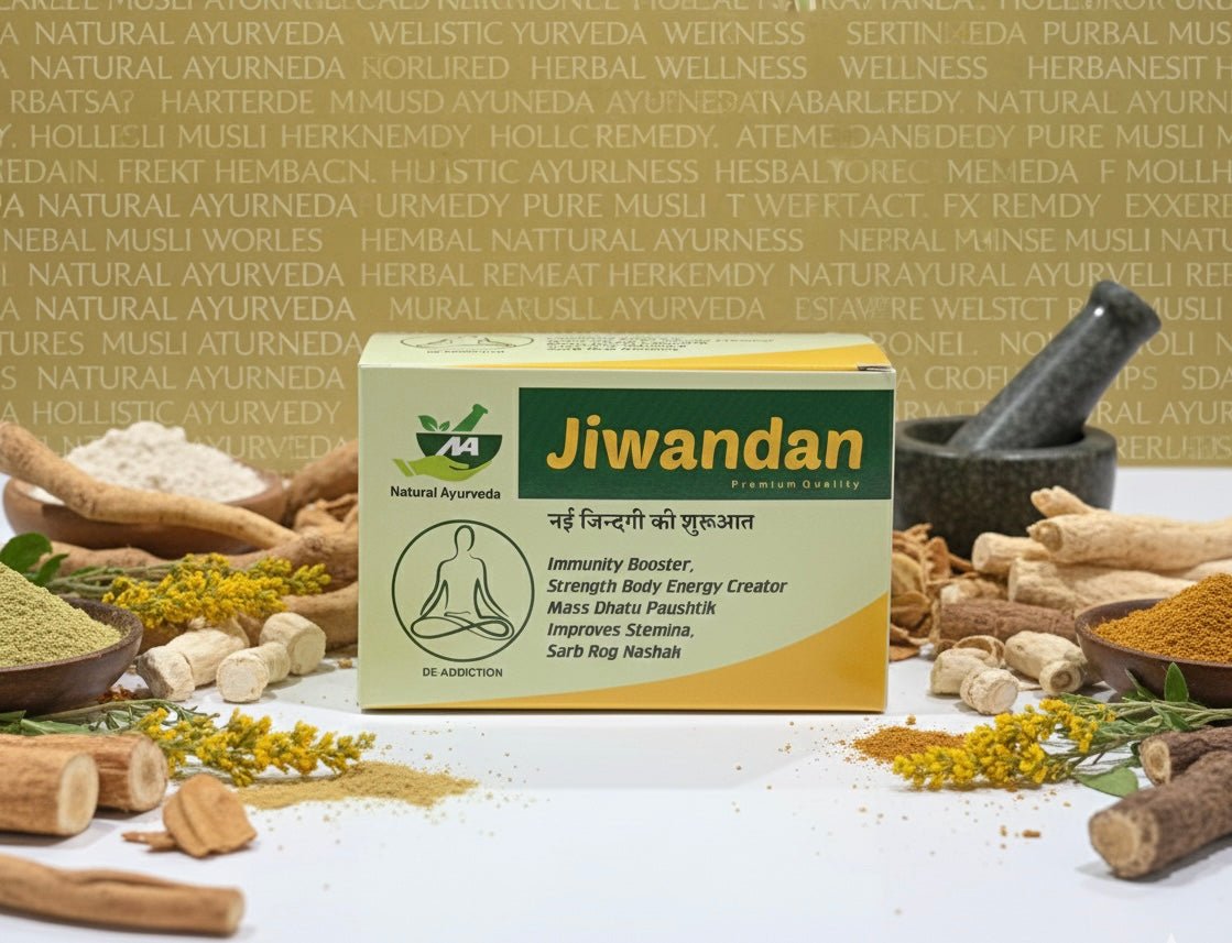 ( Jiwandan )Immunity Booster, Strength Body Energy Creator Mass Dhatu Paushtik Improves Stemina, Sarb Rog Nashak Formula - Natural Ayurveda